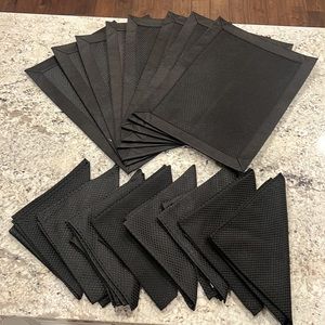 Waterford Crosshaven placemats and napkins - set of 8 NWT